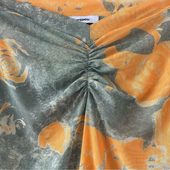 Miaou Preston floral-print midi skirt - Size XS - Picture 7 of 9